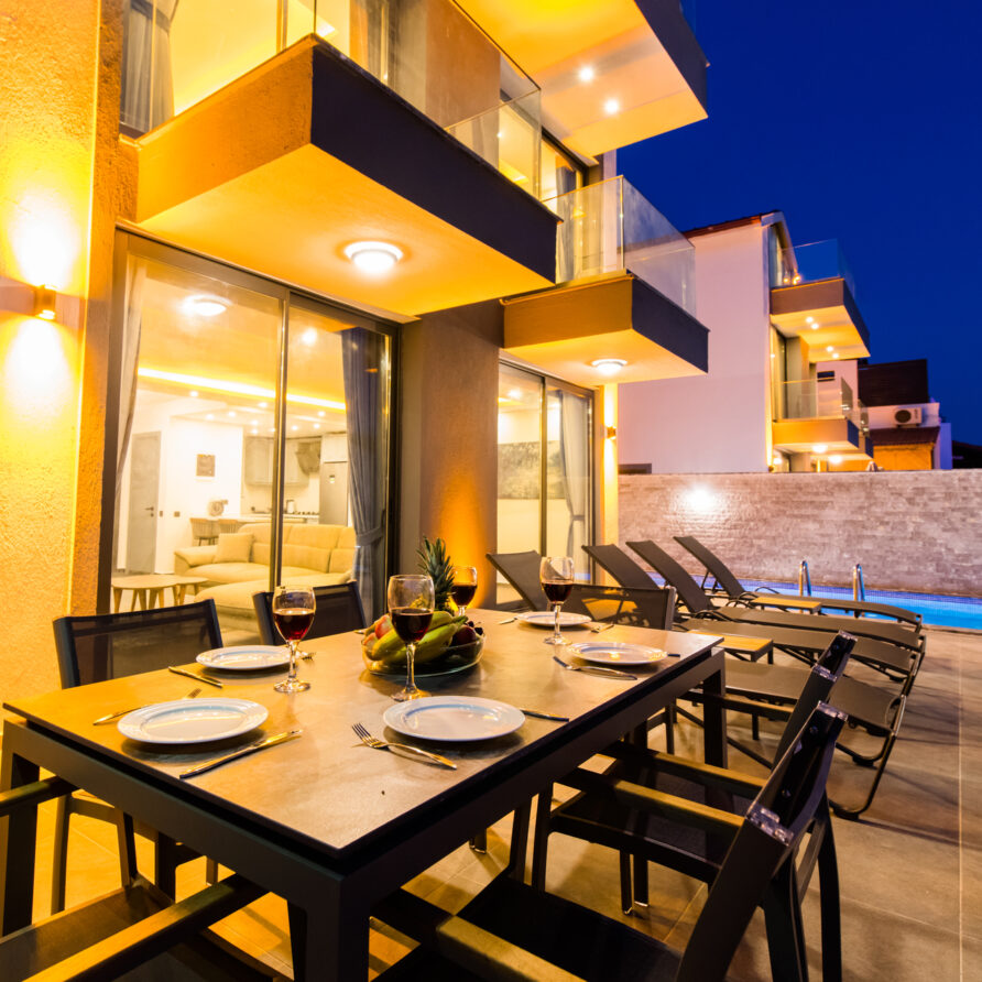 Villa-Laoda-7 - Go Kalkan Kalkan holiday rentals-Villa-Laoda pool side